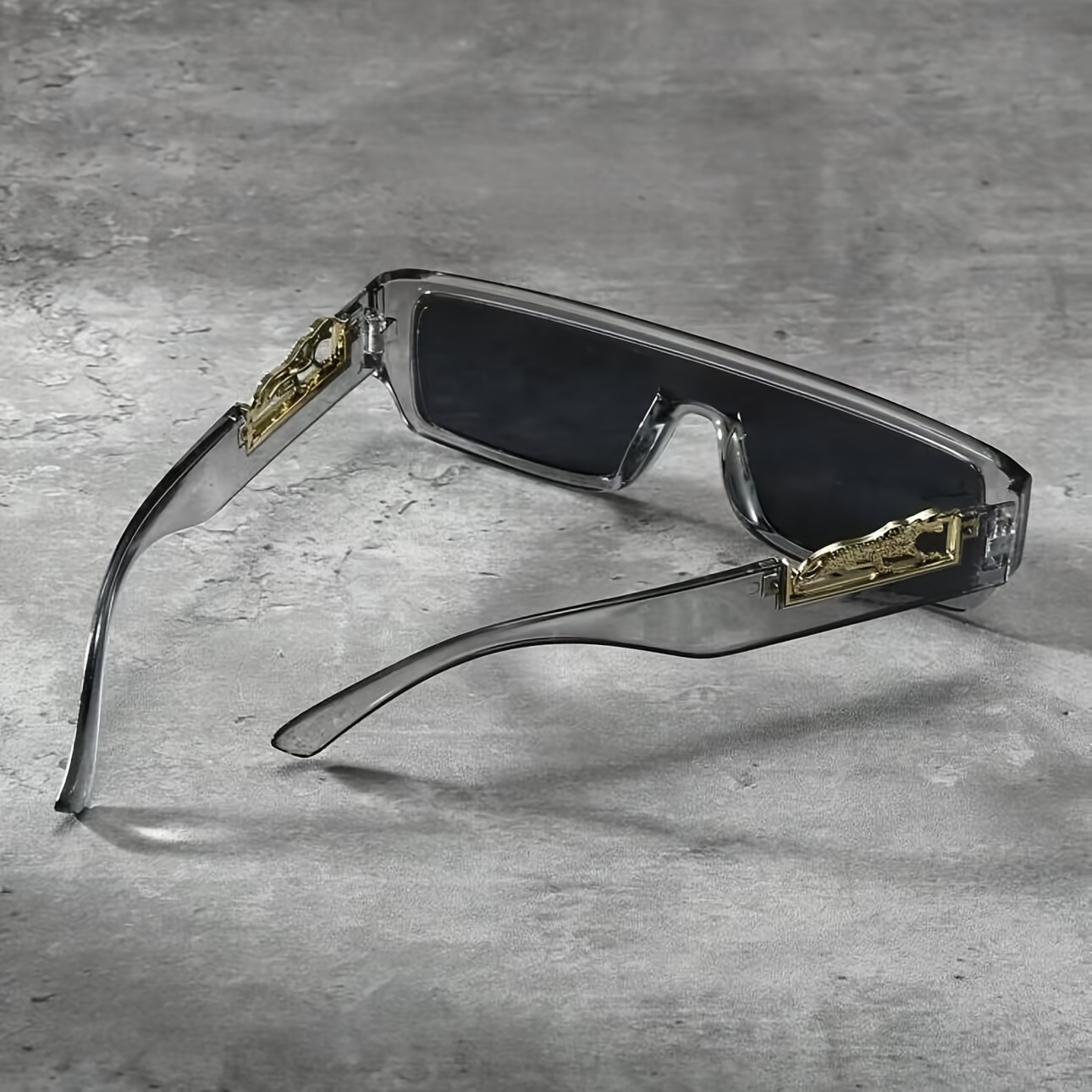 1 pair womens pc retro small frame square conjoined lens  display picture 1