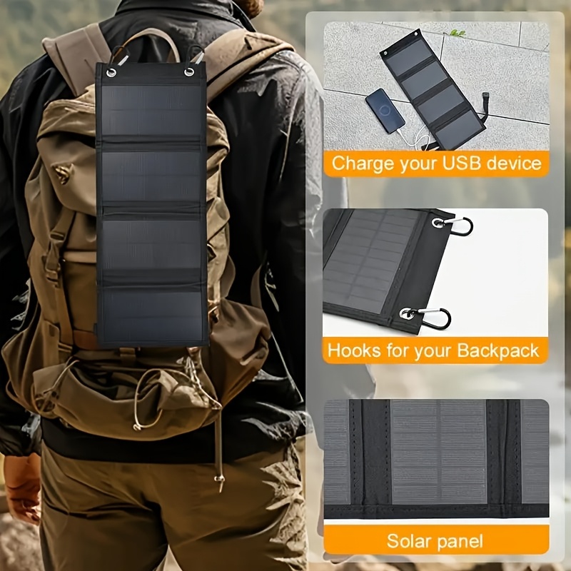 1pc 10w foldable solar charging panel 4 - Temu South Africa