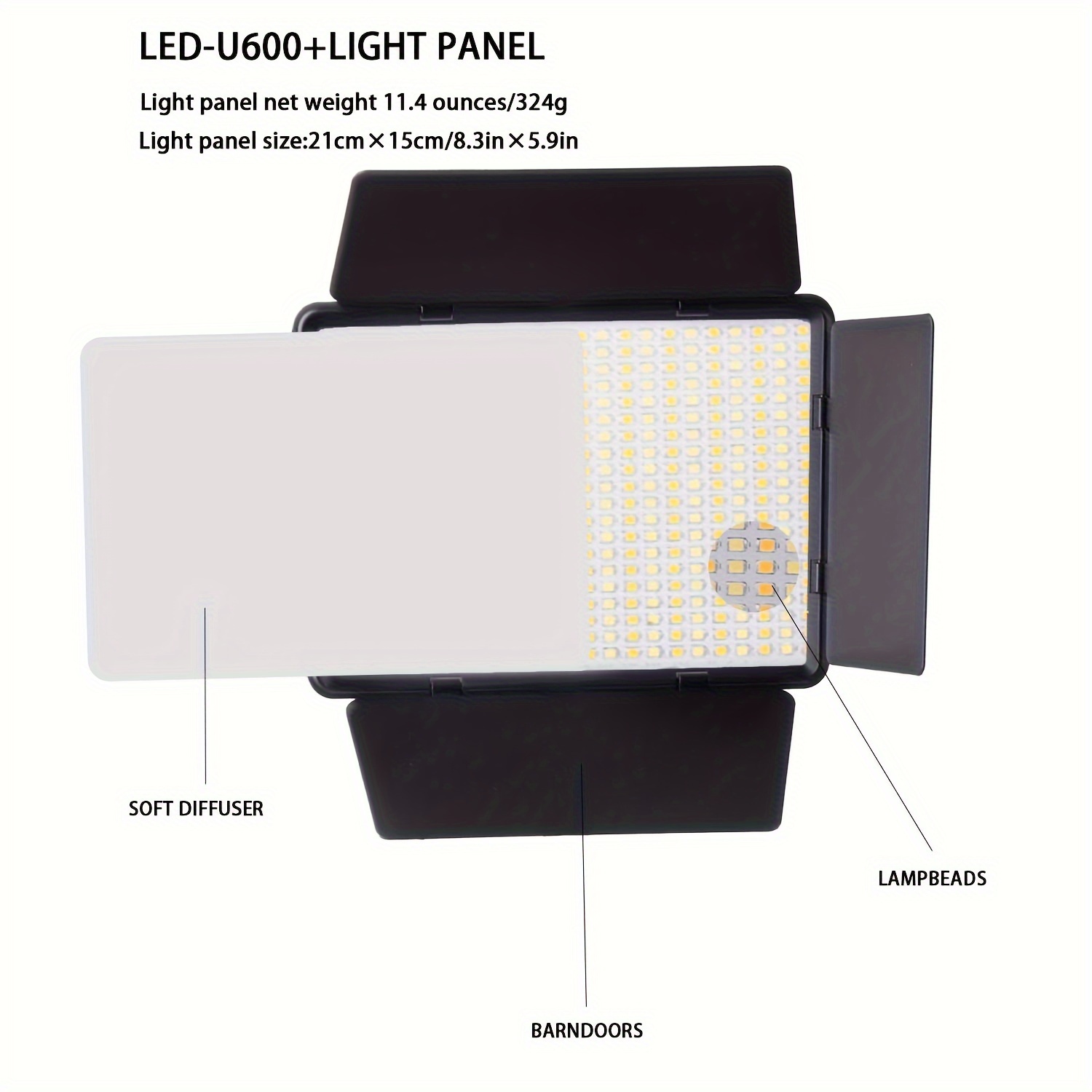 זומי 10 אינץ מלאה led תאורה עם טריפוד מתכוונן - שלושה צבעים חילוף, פאפל כלול, אידיאלי לצילום פנים, וידאו וחדרי סלפי, ערכת תאורת צילום|תאורת טריפוד מתכוונן|ערכת תאורת led, נורות led לבית פרטים 1
