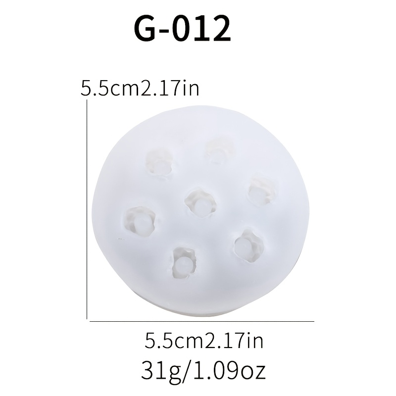 1pc, Blueberry Raspberry Silica Gel Mold Chocolate Cake Decoration Baking Tool, Sugar Turning Silica Gel Mold