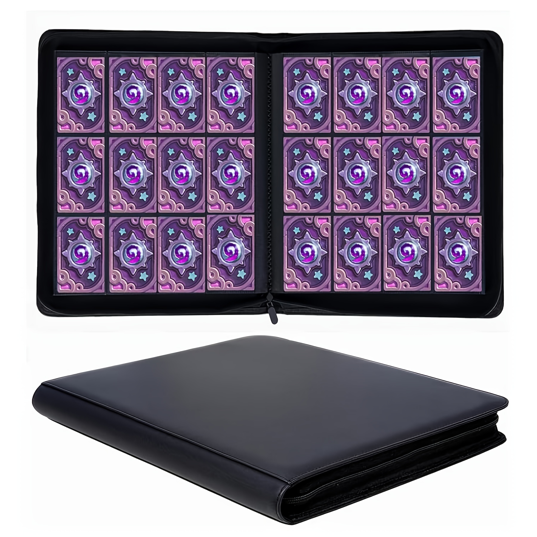 12 pocket 480 pockets trading card binder side - Temu Oman