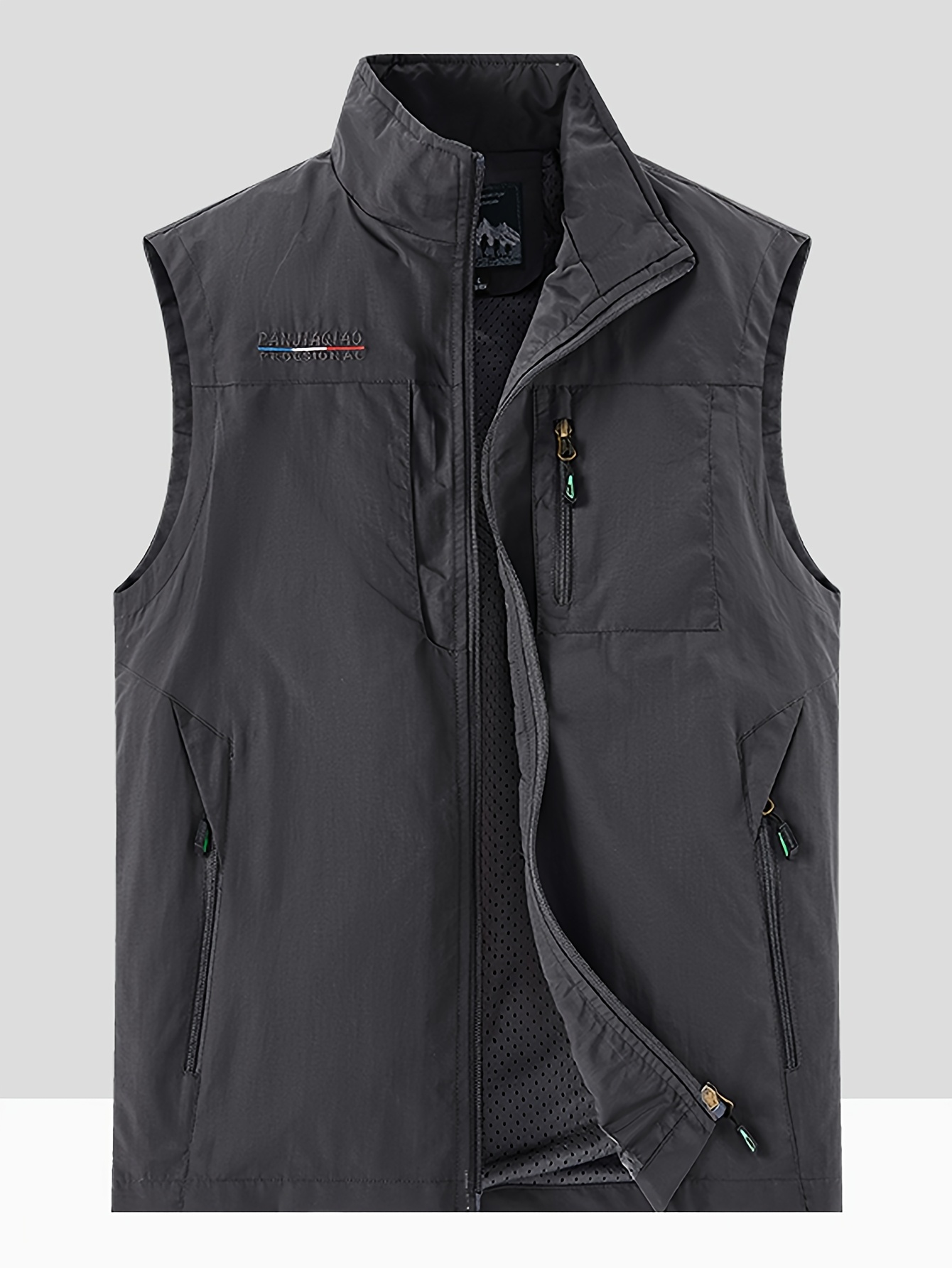 Fishing Vest Men Mens Utility Vest Khaki Fishing Vest Breathable