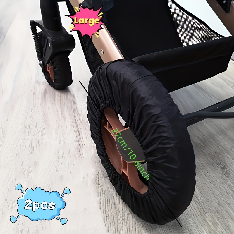 2pcs *' Stroller Wheel Covers Dustproof Anti-Dirt Design for  Umbrella Strollers