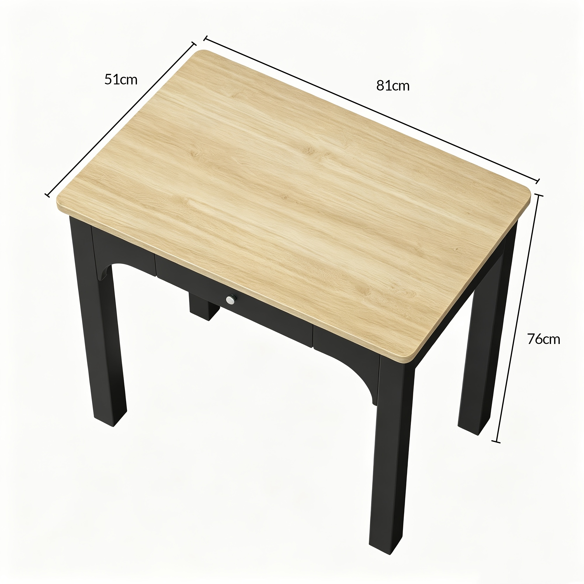 Image of Minimalist White And Black - Light Luxury Dining Table With Drawer Storage Design. Features A Durable Melamine Tabletop. A Modern Minimalist Dining Table Suitable For Living Rooms And Bedrooms