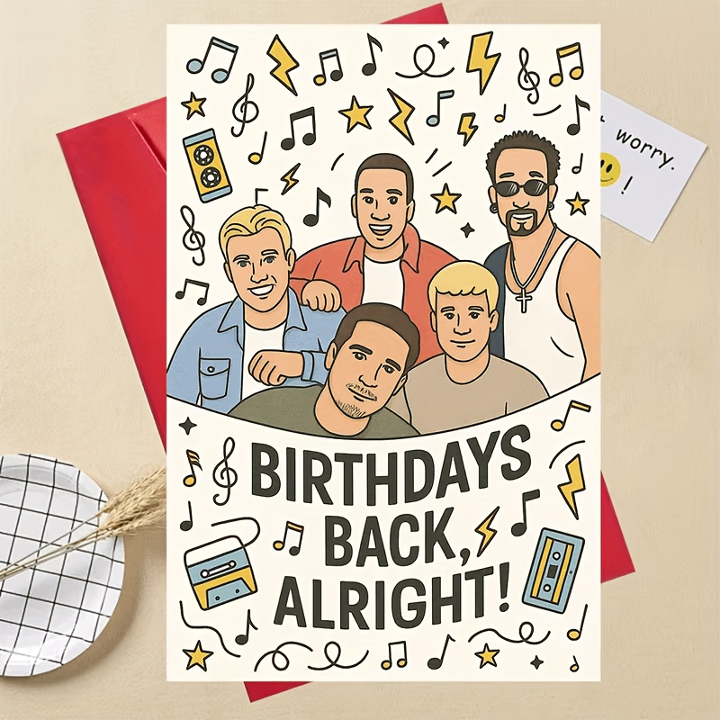 A Vintage-themed Birthday Card Featuring Music, Perfect For , Family, And Fans Of , Bringing Joy And A Nostalgic Vibe To Birthday Celebrations