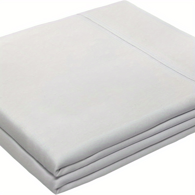 TEMU 1 Flat Sheet Only, Ultra Soft Polyester Top Sheet - Hotel Quality Bed Sheets - Comfortable Wrinkle-free - Easy To Care For -