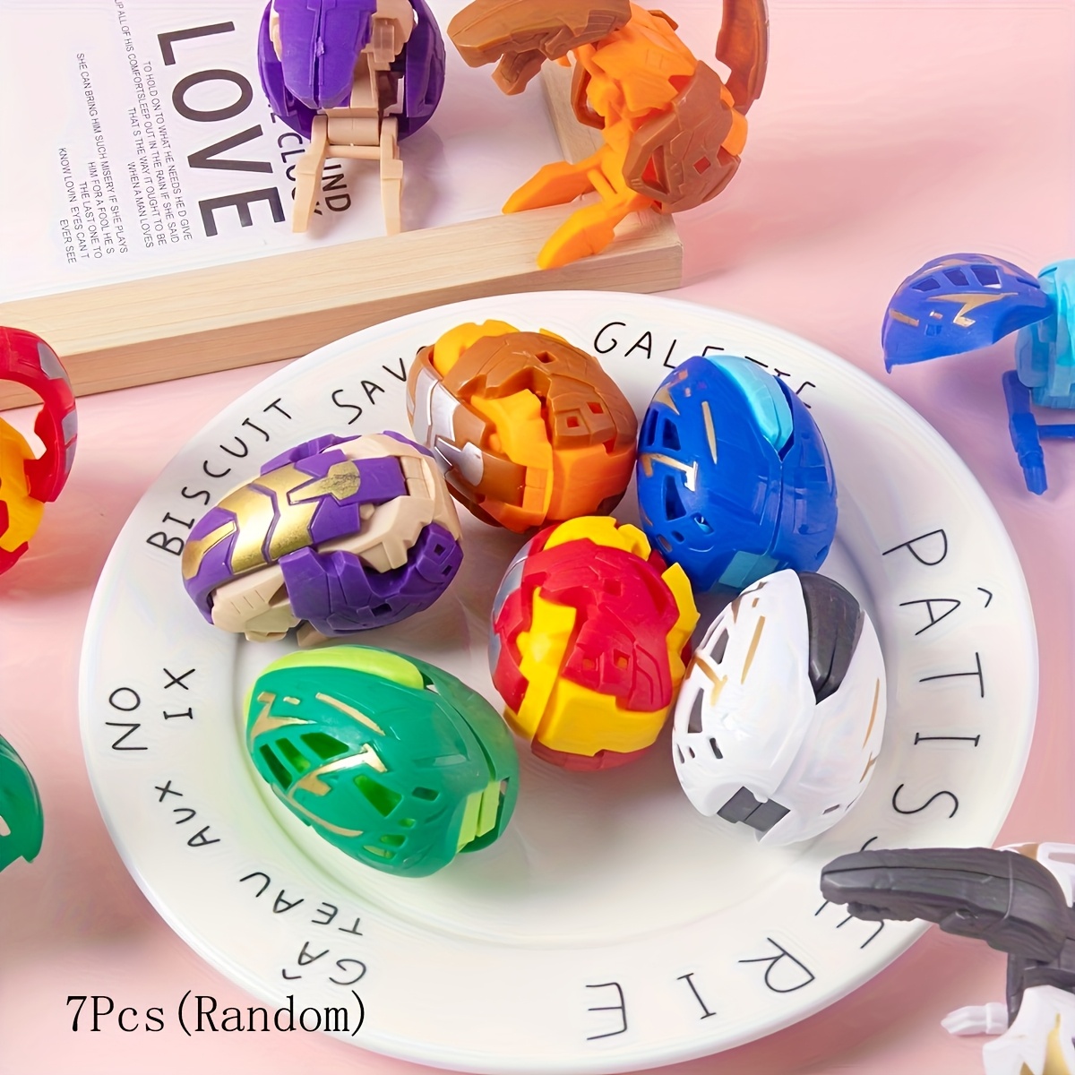 7pcs Twisting Pterodactyl Toys Cool Birthday Event Party Favors Classroom Prizes Christmas And Halloween Gifts Party Game (random)