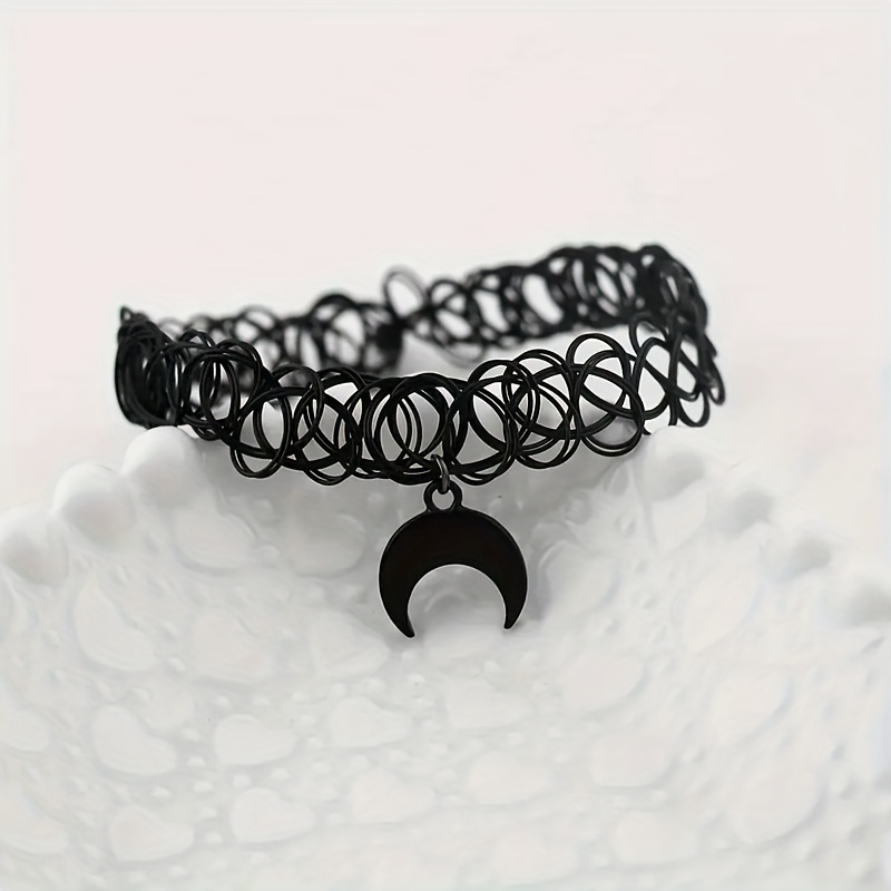 

Gothic Punk Style Choker Necklace Charm, Short Length, Plastic Material, No Plating, For And Gift-, Suitable For All