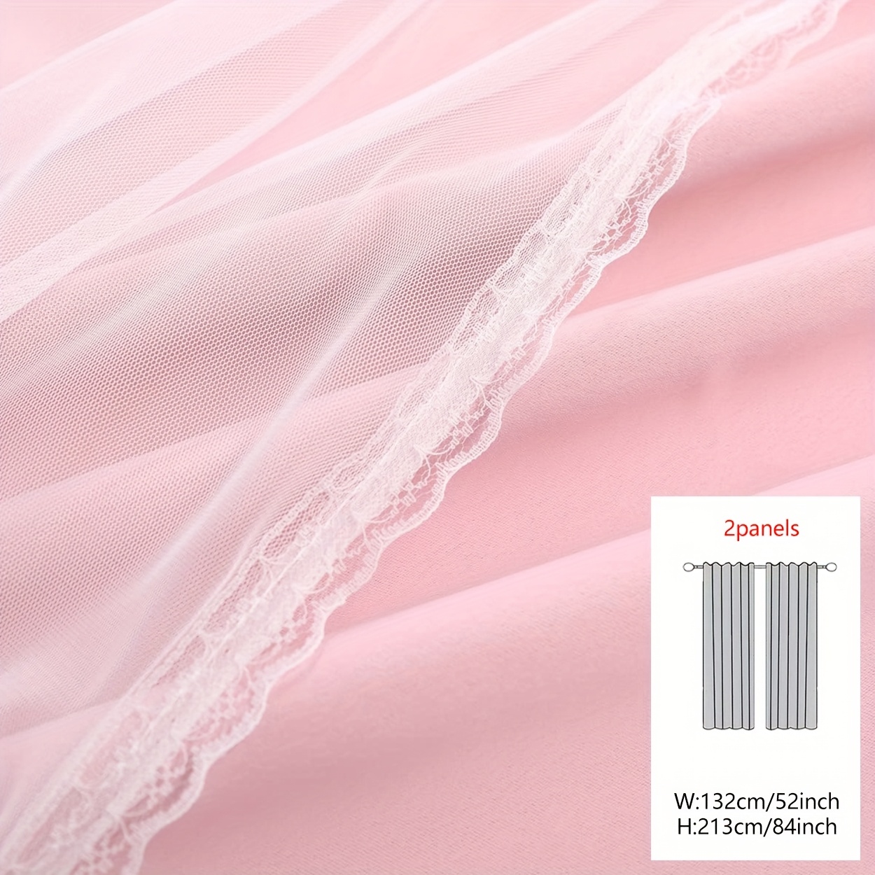 TEMU Rideaux occultants à 2 panneaux, rideau intégré de couleur unie à double couche avec boucle supérieure, adaptés pour chambre à coucher, salon et