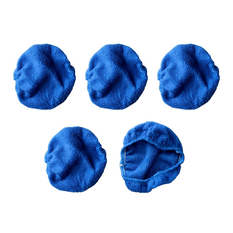 TEMU 5 piezas/juego de paños de repuesto para cepillo de limpieza, paños de limpieza de microfibra para limpiaparabrisas de coche, adicionales,