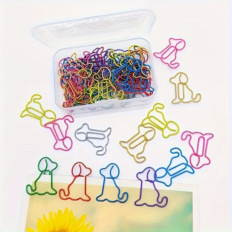 

Adorable Dog-shaped Paper Clips, Creative Animal Design Binder Clips, Durable Metal Construction - Perfect For Dog Lovers