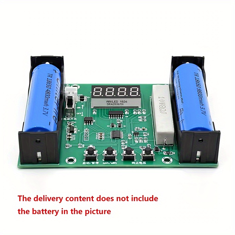 

Xh-m240 Capacity Tester For 18650 Lithium Battery, Digital Load Monitor Discharge Meter, Abs Material, Battery Powered, Operating Voltage ≤36v, Without Battery Or Laser - Mwh/mah Measurement Tool