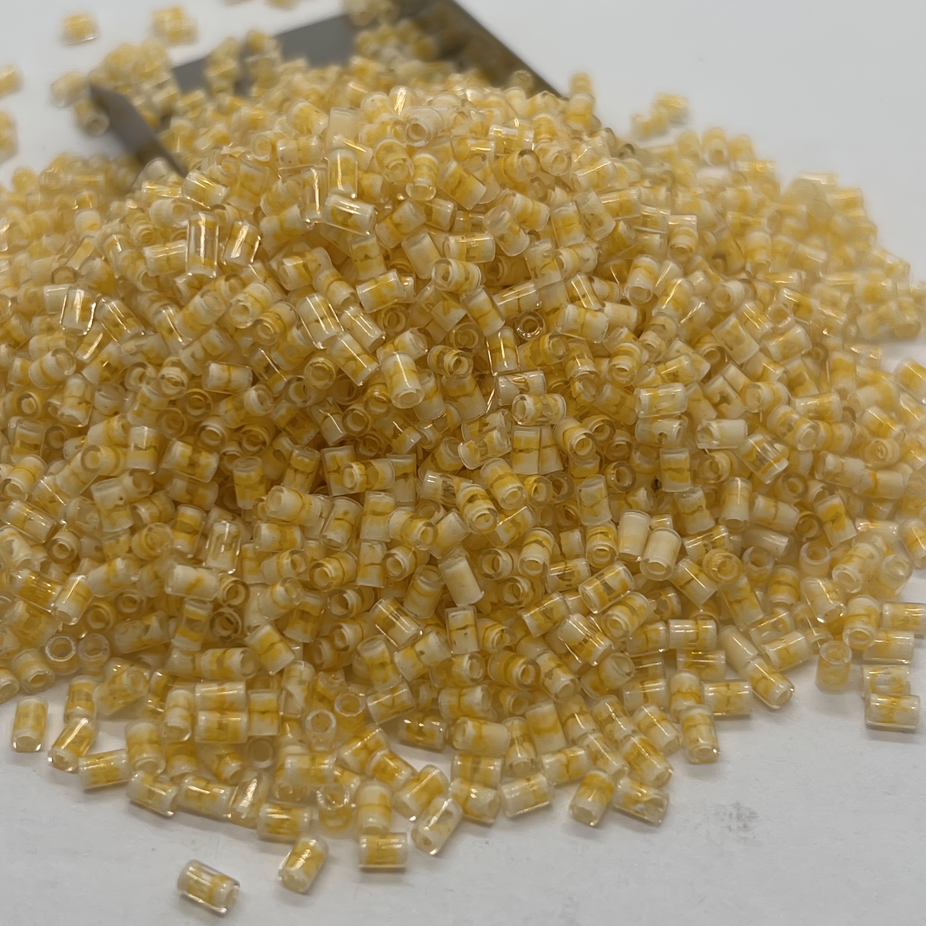 Colorful Bamboo-shaped Glass Bead Set, 320pcs for DIY Jewelry Making