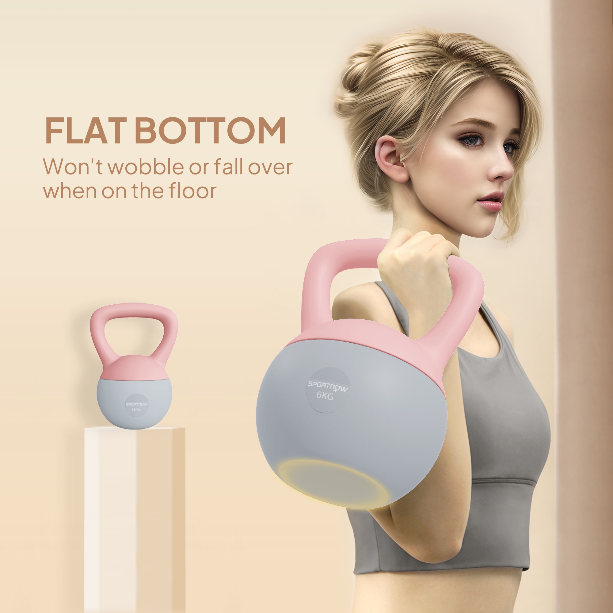 6kg Kettlebell with Soft Non-Slip Handle
