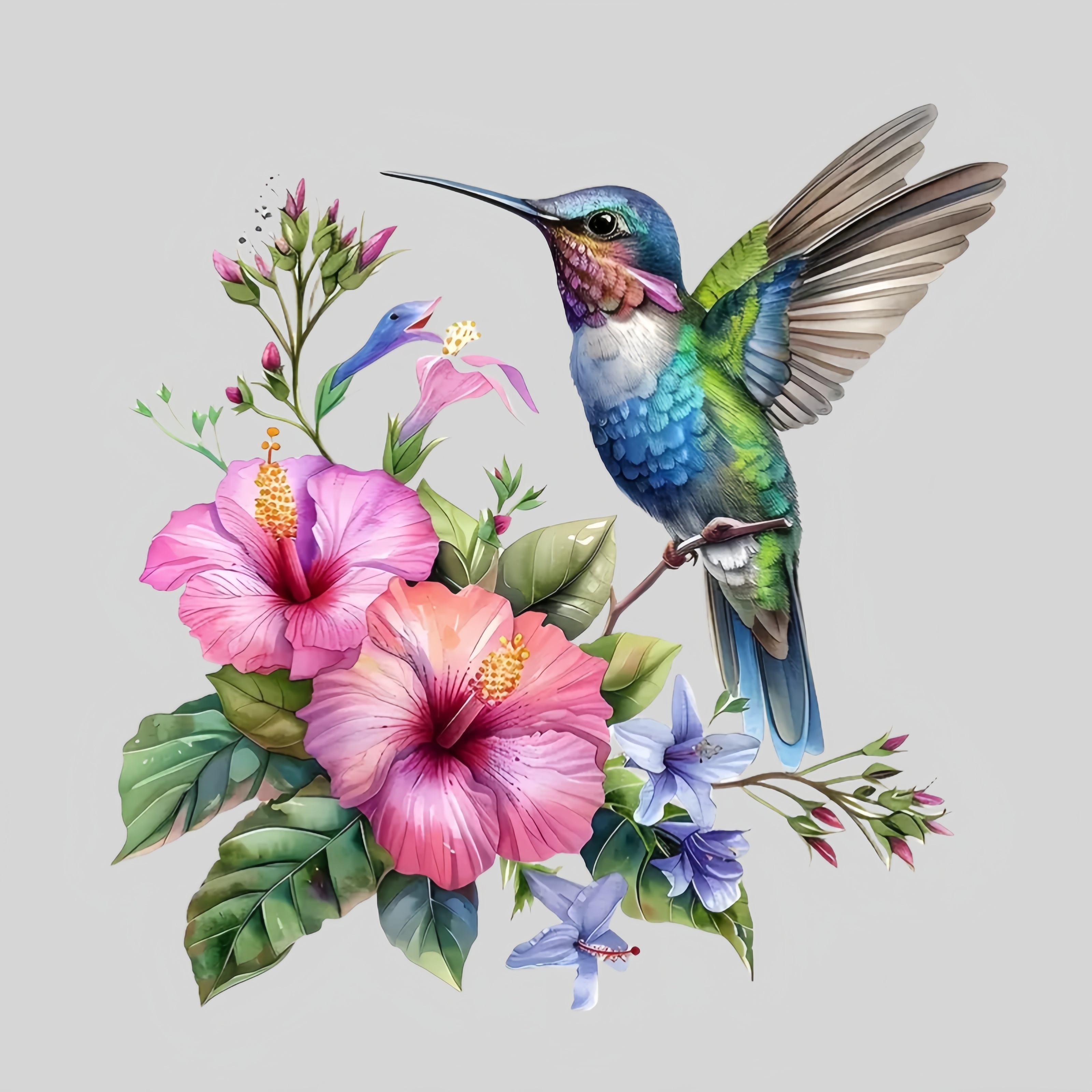 

Hummingbird & Floral Pvc Waterproof Sticker - Cars, Laptops, | Adds Unresistable Sparkle To Your Ride | Ideal Gift, Truck, Suv, Notebook Decoration