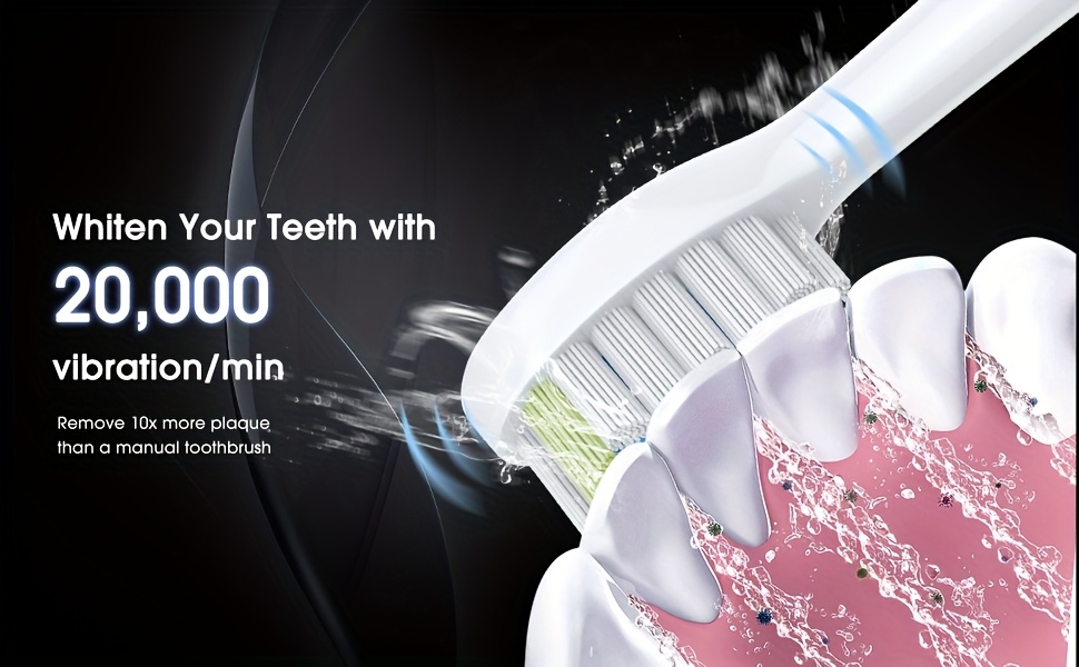  flexible broom smart electric toothbrush rechargeable ipx7 adult automatic toothbrush 5 working usb charging suitable for and gifts for friends mothers day gift box details 2