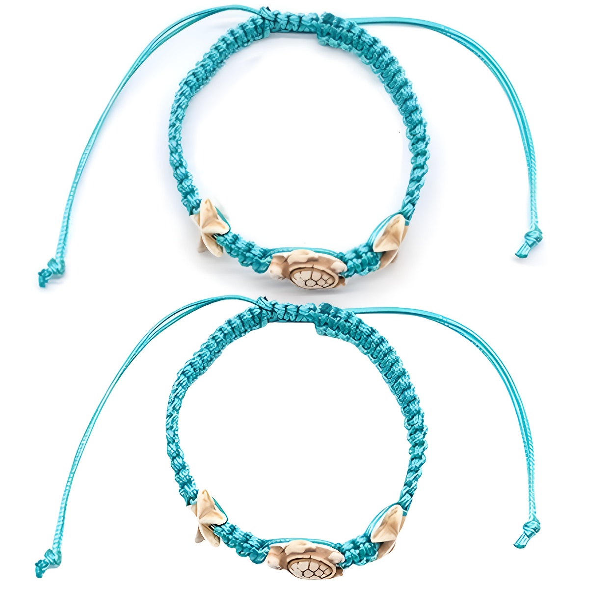 2pcs Anklet And Bracelet Universal Jewelry, 1 For The Wrist And 1 For The Ankle, Adjustable And Starfish Anklet Bracelet, Gifts For The Summer Beach, Very Suitable For Summer Wear