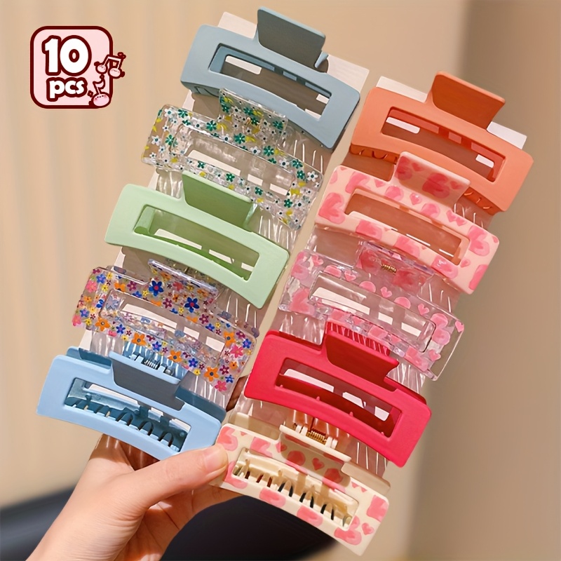 Image of 10/5pcs Of Hair Clips Are Suitable As Gifts For Cute, Suitable For Daily Casual Wear, And Used In