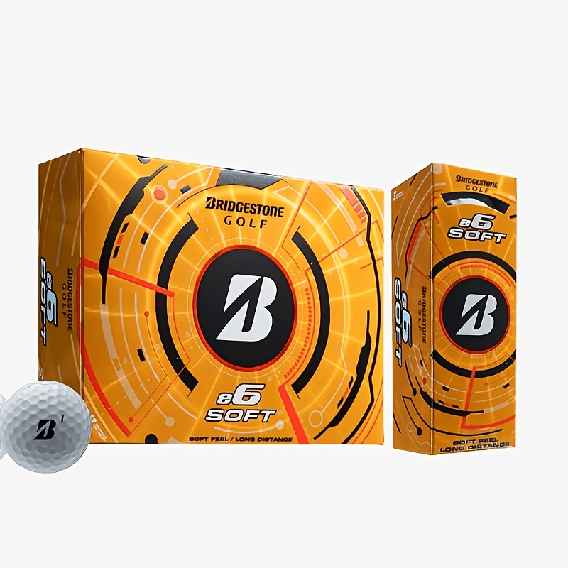 TEMU 12pcs Bridgestone Golf Ball E6 Golf Balls/white