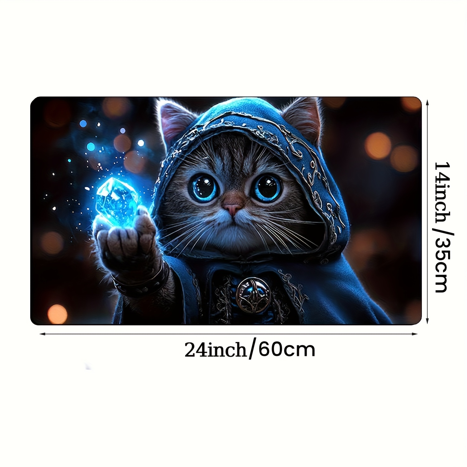 TEMU Mtg Play Mat, Suitable For Play Mat, Rules Zones Tcg Ccg Play Mat Compatible For Trading Card Game