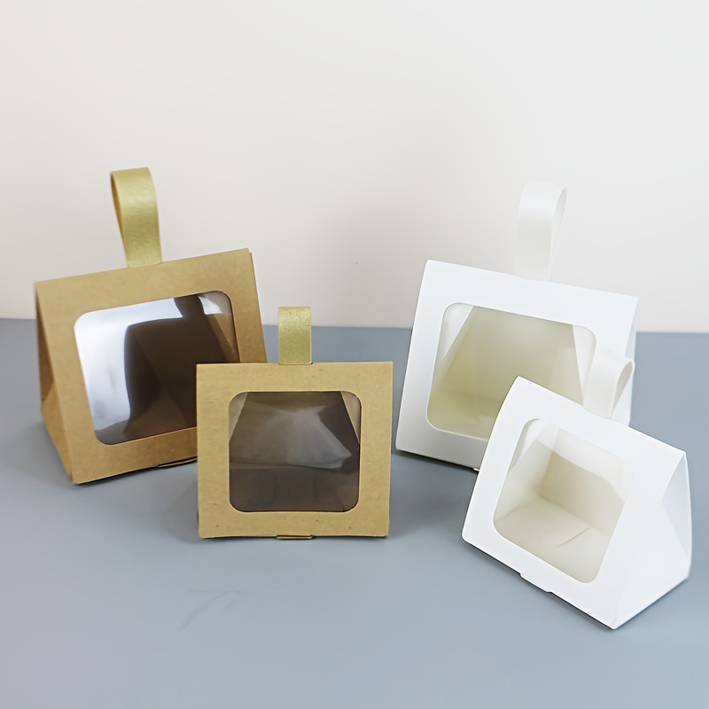 24pcs Triangular Gift Boxes with Clear Window