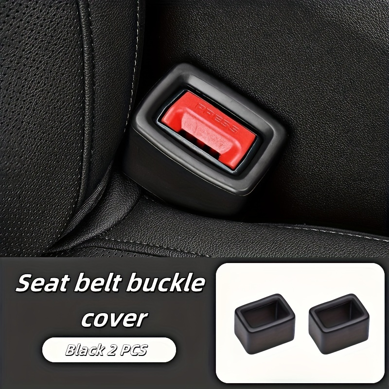 

2-pack Pvc Car Seat Belt Covers, Anti-scratch Protection, Vehicle Interior Accessory Modification