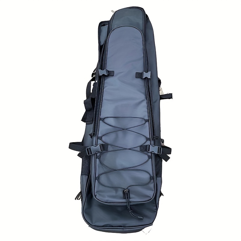 1pc Free Diving Long-legged Perch Bag, Fishing Rod Storage Backpack, 1m  Long Frog Shoes Equipment, Large-capacity Dry And Wet Separation Bag