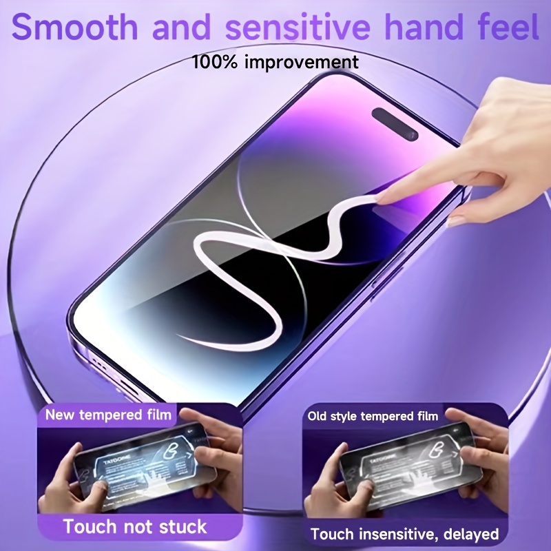 5Pack 9H Tempered Glass Screen Protector for Apple iPhone 16 15 14 13 12 11 Series Pro Max Plus XR XS Max, HD Clear, Bubble Free, Easy Installation, Privacy Screen