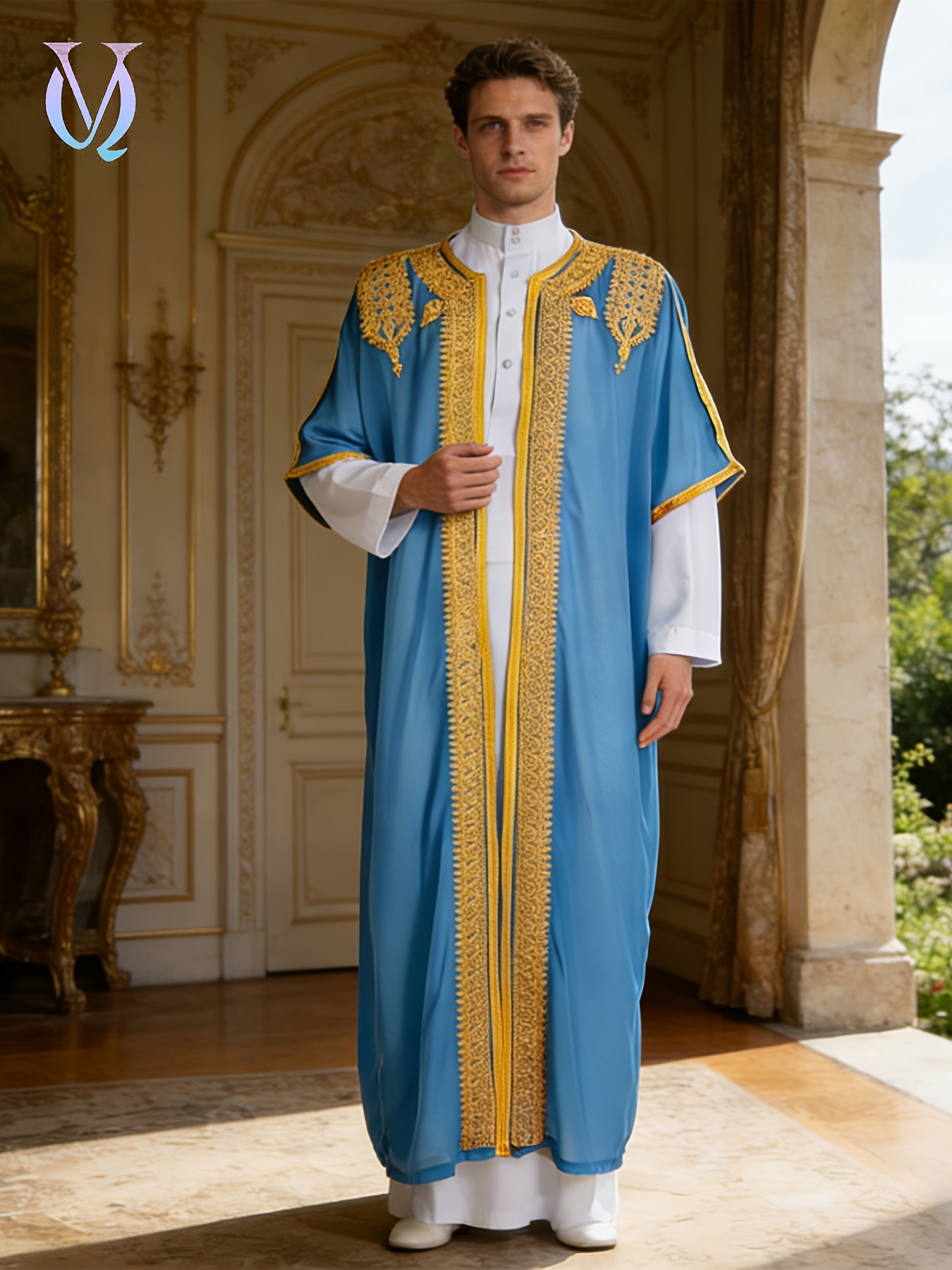 chinese dress ladies All Weather Men's Dress Coat Belted Rain Coat ~ Long full Maxi length main image 0