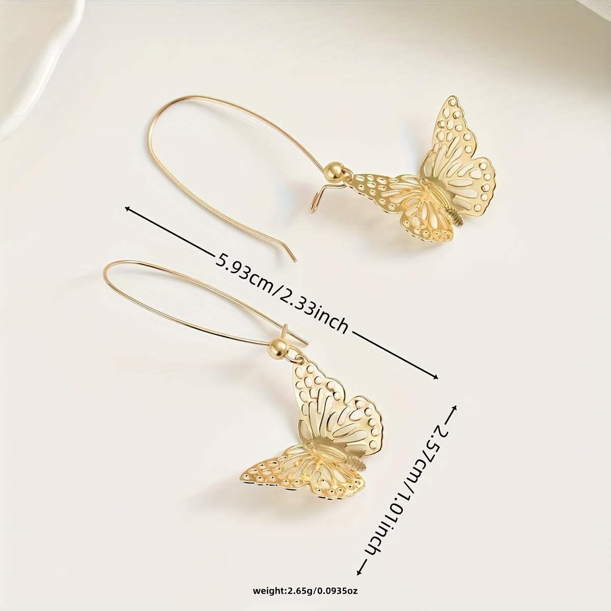 Hollow Butterfly Earrings for Women
