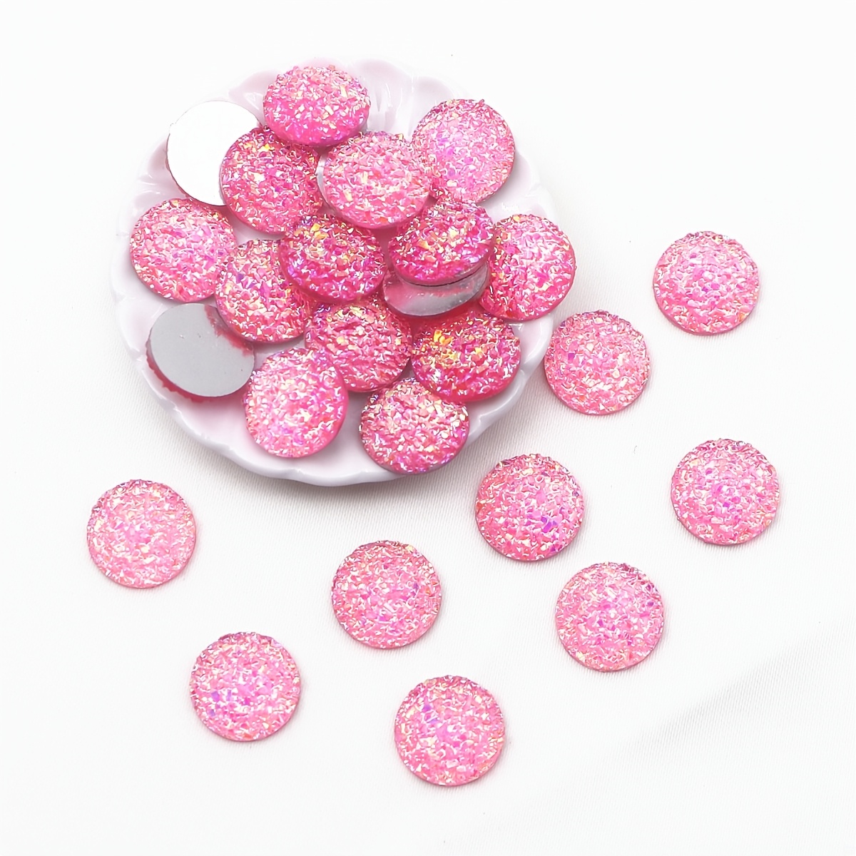 100pcs Resin Rhinestone Crystal Clusters for Handmade Jewelry
