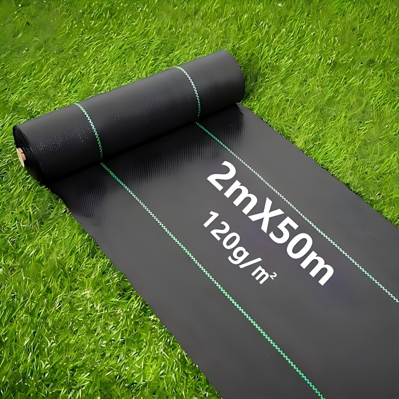 TEMU in pile per controllo delle erbacce da giardino - Tessuto HDPP resistente da 120G/M簡, pellicola di copertura traspirante e permeabile all'acqua