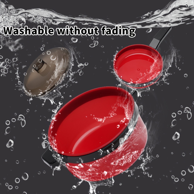 Red Mini Kitchen Toy Set | Interactive Creative Game Essential, Learning Cooking, Enhances Imagination and Hands-On Ability, Travel Essential, Suitable for Christmas Atmosphere, Birthday Gift for Children Over 3 Years, Creative Interactive Toys