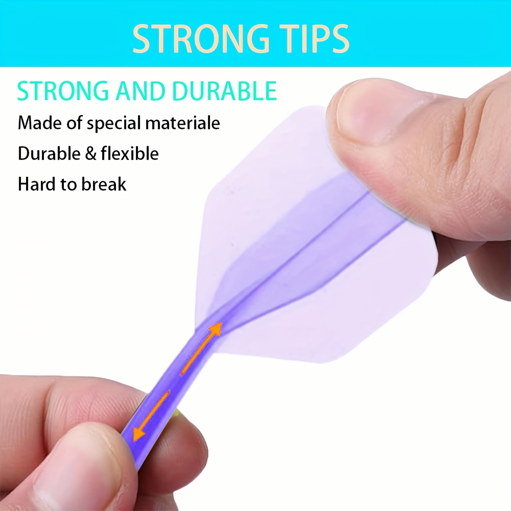 Durable Integrated Dart Shaft and Flights, 18pcs Set