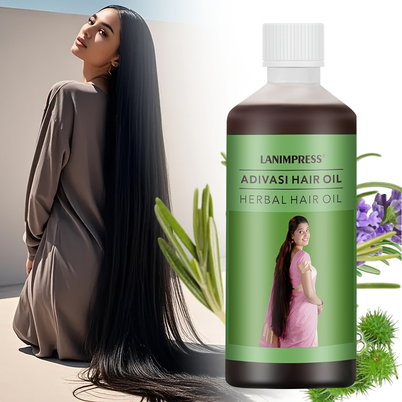 TEMU 3.4oz Rosemary Herbal Hair Oil With Coconut Oil And Argan Oil For Dry And Damaged Hair, Moisturizes Scalp And Hair, Providing Long-lasting And Moisture.make Thin Thicker, Reasonable, Hair Oil