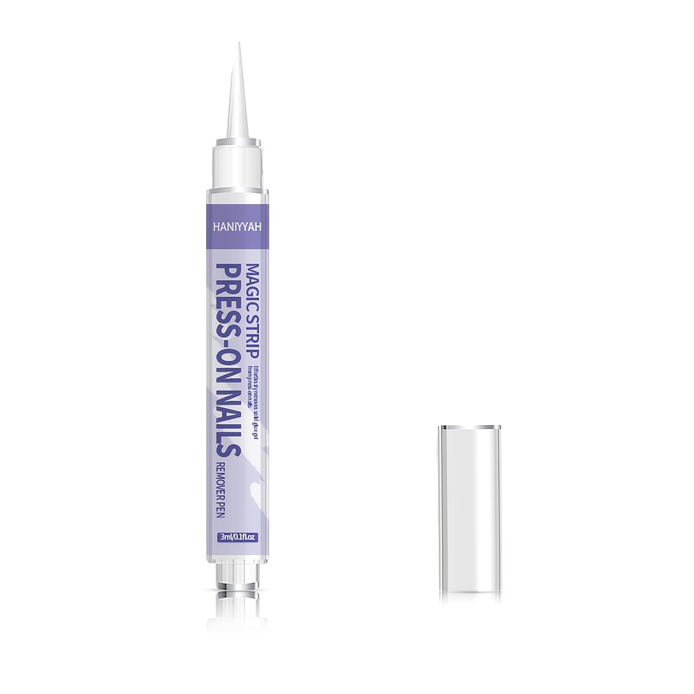Image of False Nail Remover Pen - Free 15ml, Press On/gel Nails, Reusable Design For Home & Travel, Mother's Day Gift Idea