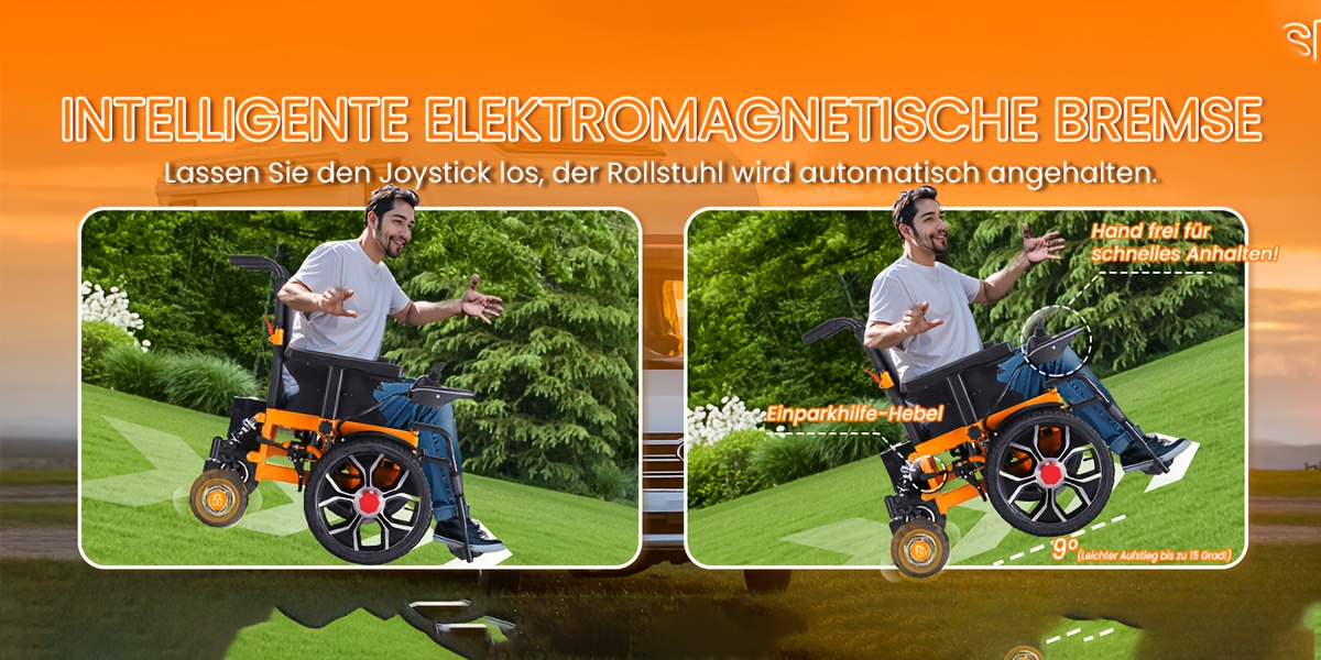 50cm wide seat adult electric wheelchair adult foldable wheelchair 150kg 40cm large front wheel   wheelchair 500 watt foldable wheelchair electromagnetic braking effect at   32 kilometers supplies for the disabled Product details 2