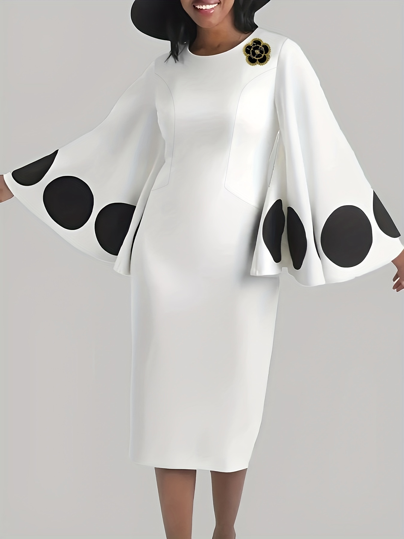 white church dress sold on Temu United States