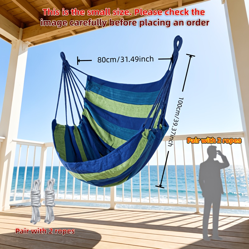 TEMU Comfortable And Stress-, Hanging Chair, Universal For Courtyard, Park, Camping, Suspended, Leisure, Lazy Chair