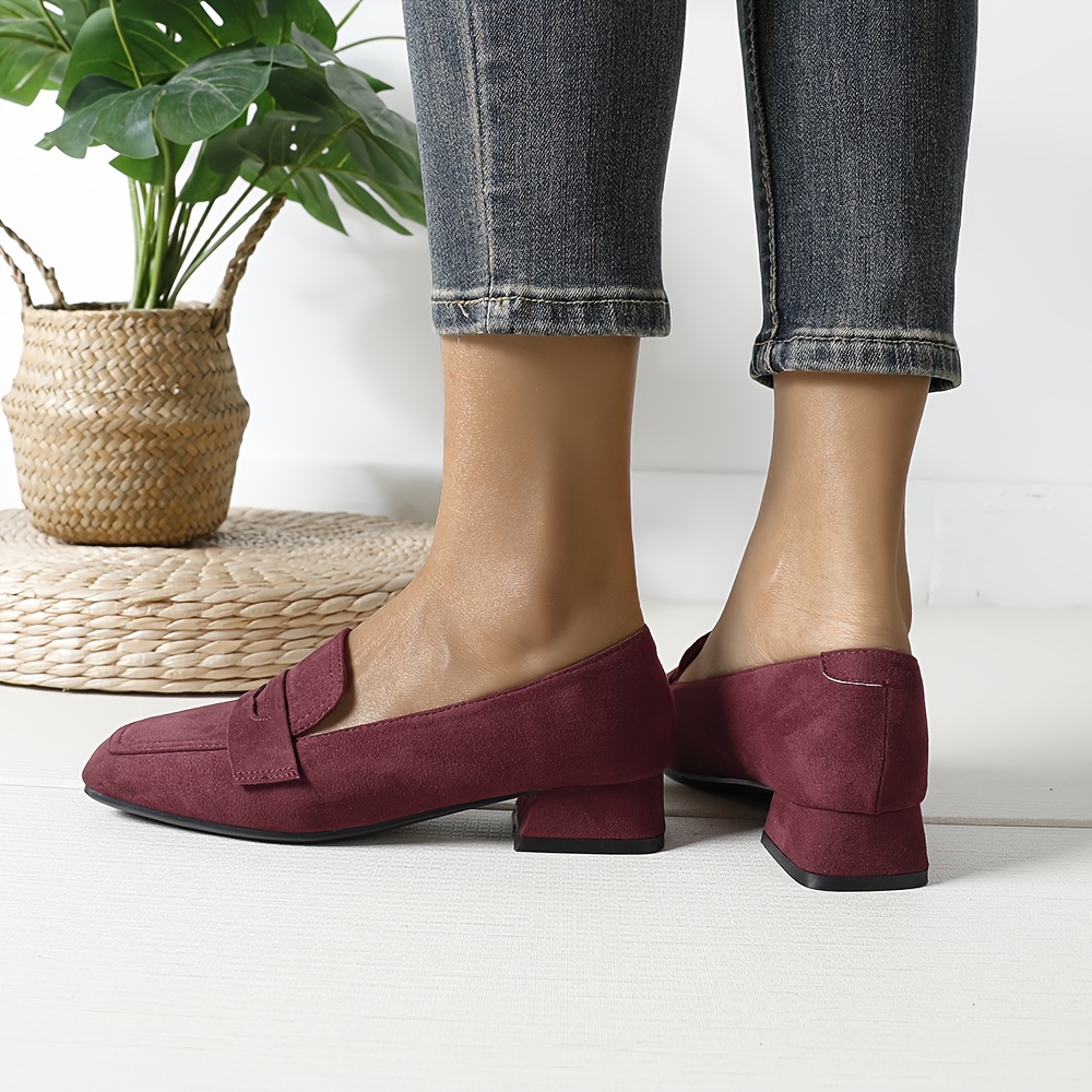 ABEJOJO Damen Loafer Aus Mikro-Wildleder - Bequem Mit Memory Foam