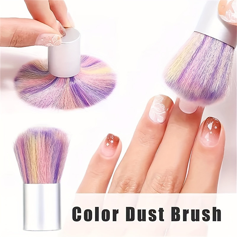 

1pc Nail Cleaning Brush, Acrylic Uv Gel Nail Art Powder Dust Remover Manicure Brushes