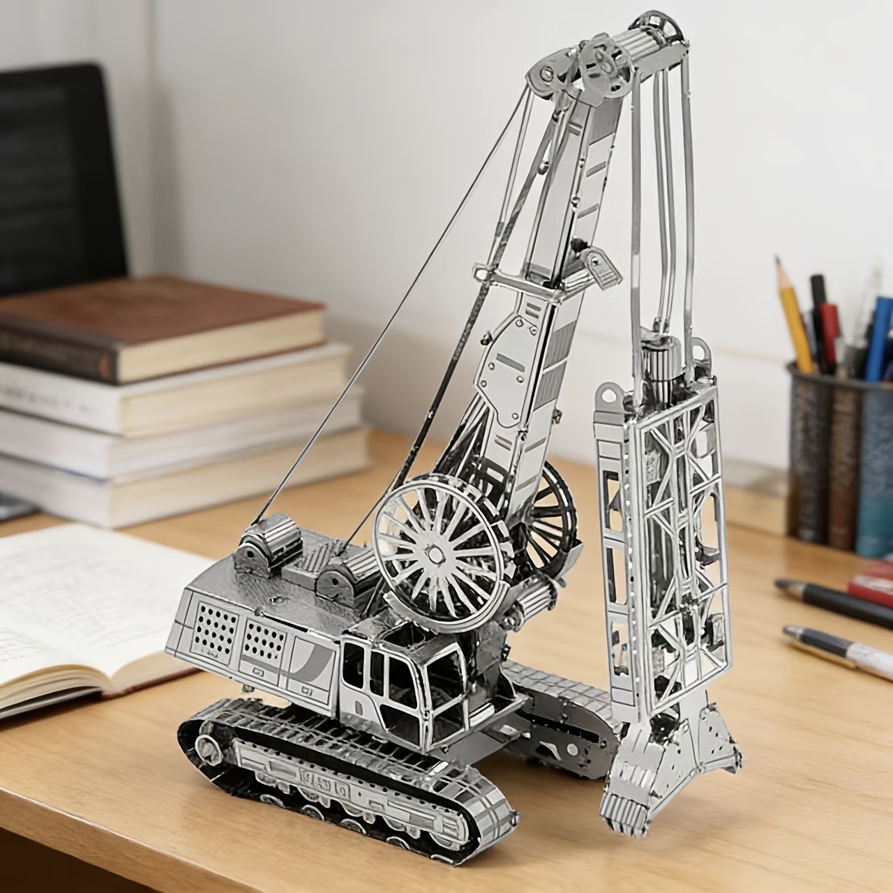 Metal Puzzle Assembly Toy Model of Engineering Vehicles