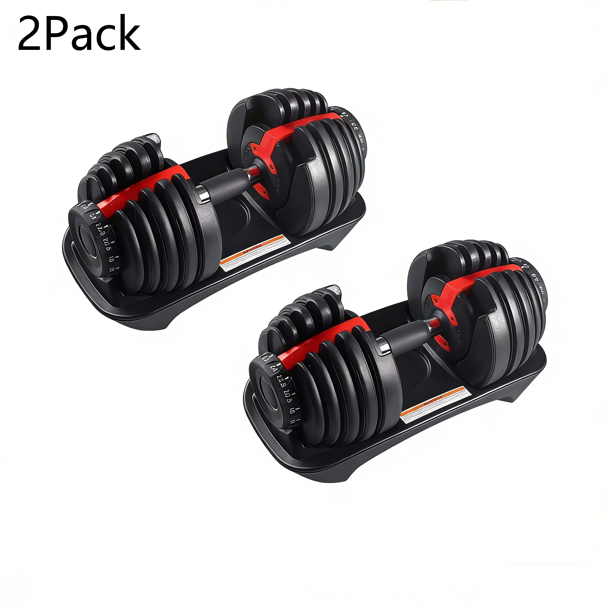 2pack 24kg Men's Adjustable Dumbbells: Compact Home/dorm Fitness Gear For Arm Workouts