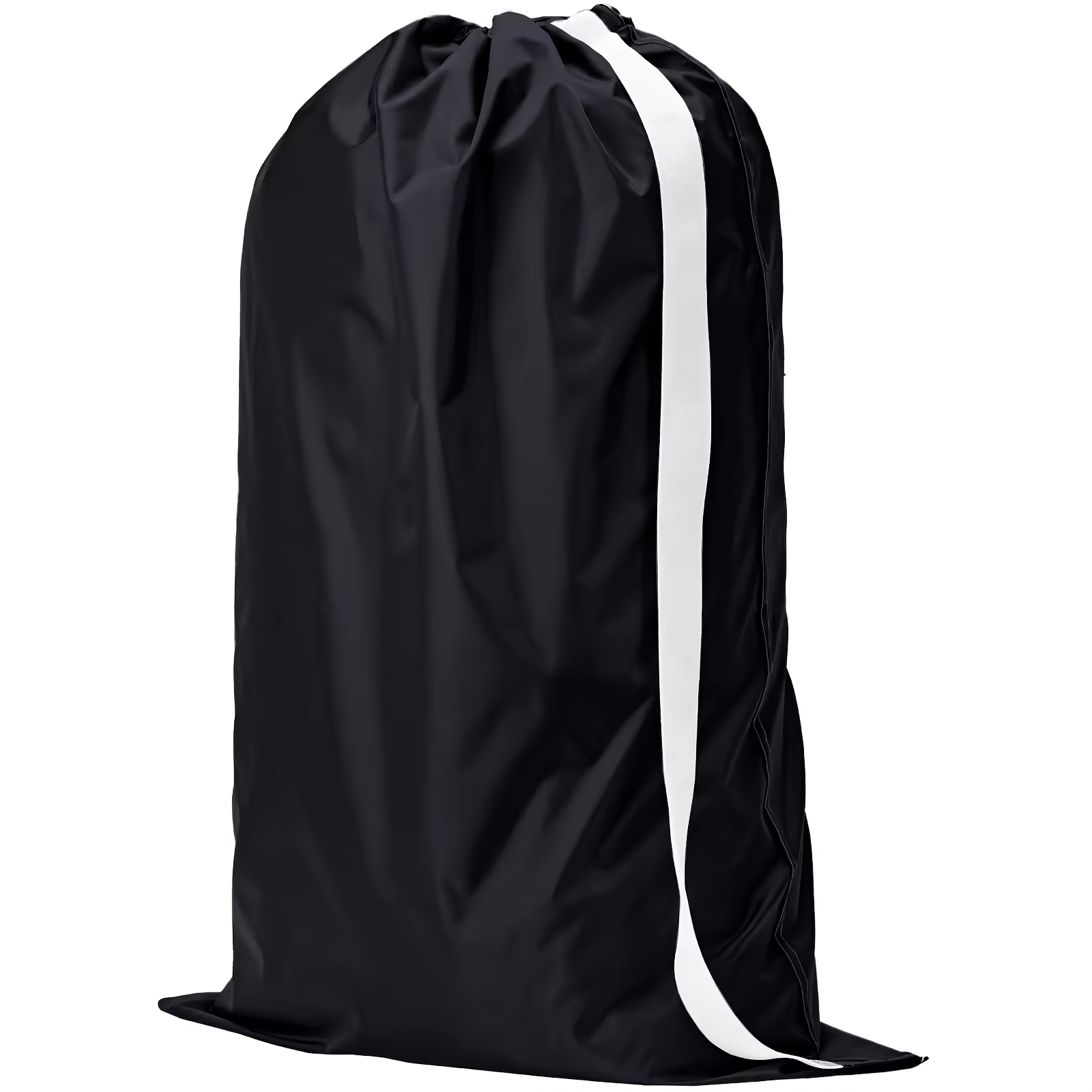 TEMU 1pc Oversized Luggage Organizer Bag With Shoulder Strap, Durable Drawstring, Tear-resistant Nylon Fabric, Foldable Clothing Storage Bag With