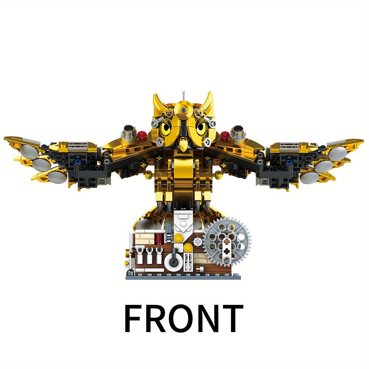 TYCOLE Mechanical Owl Building Block Set - Steampunk Style Model