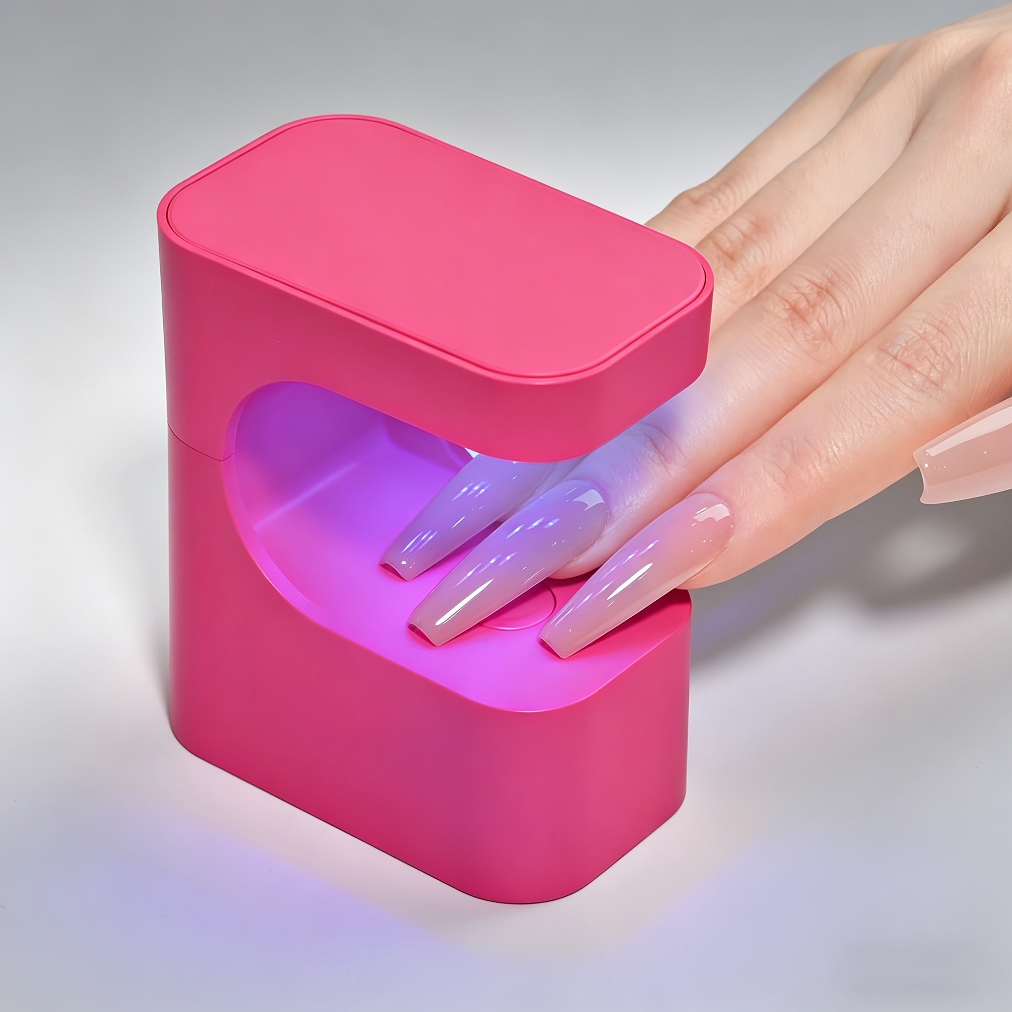 Mini Led Nail Lamp Portable Gel Polish Dryer, Usb-powered Quick Dry Light Suitable For Home Use, Hand For Gel Polish Hardening, Travel-friendly For Nail Art & Gel Polish Dryer