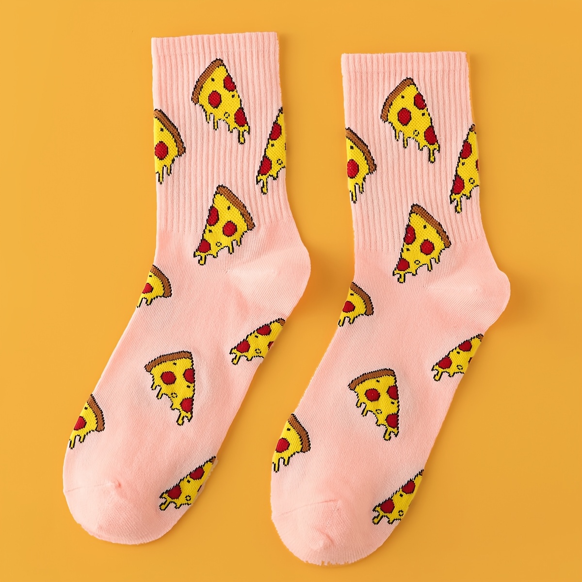 E-shop 1 Paar Pizza-Socken Lustige Socken Süße Socken Geschenke für Freunde Familie Neuartige Socken für den alltäglichen Freizeitgebrauch Süße Socken