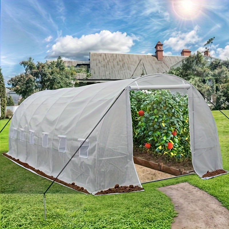 20'x10'x7' Heavy Duty Greenhouses Large Walk In Greenhouse - Temu