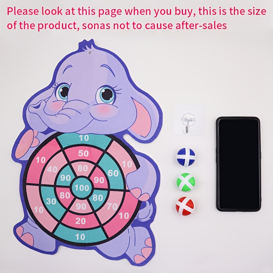 Set Kleurrijke Olifant Kleverige Bal Toss