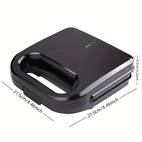 multifunctional sandwich maker three baking panels from portable panini breakfast maker with high power double sided heating suitable for flipping steak and grilling cheese non stick coating easy to clean waffle maker